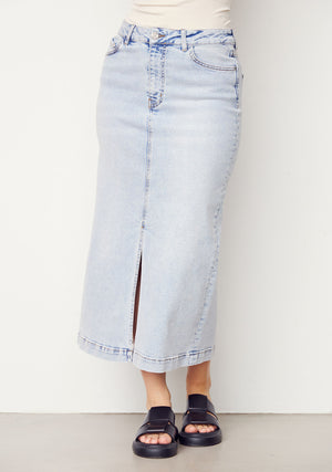 I SAY Torino Denim Skirt Skirts 670 Blue Wash Denim