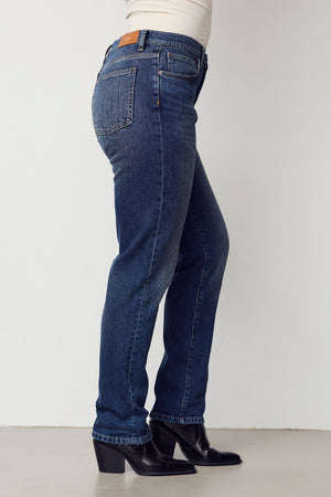 I SAY Torino Long Jeans Pants M21 Dark Marble Denim