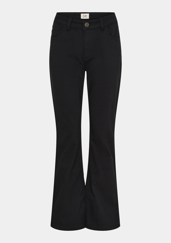 I SAY Toscana Flare Pant Pants 900 Black
