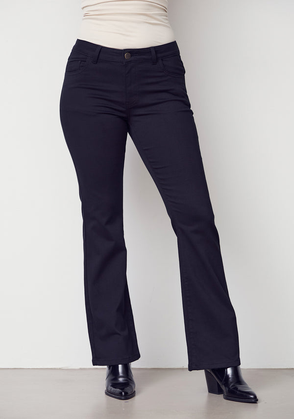 I SAY Toscana Flare Pant Pants 900 Black