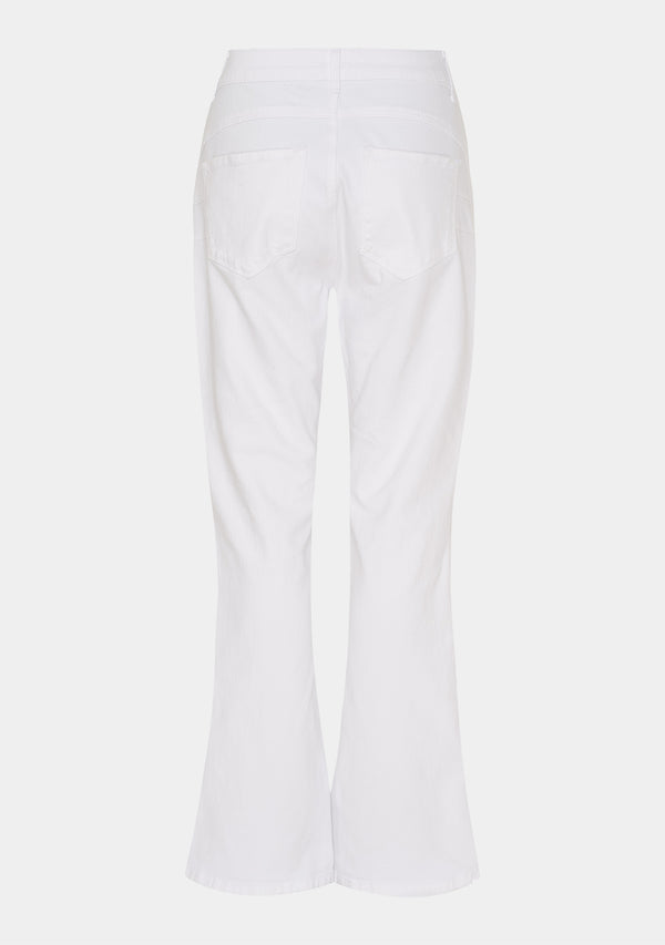 I SAY Verona Twill Flare Pant Pants 100 White