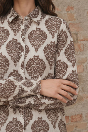 I SAY Vibse Shirt Shirts N85 Heritage Damask