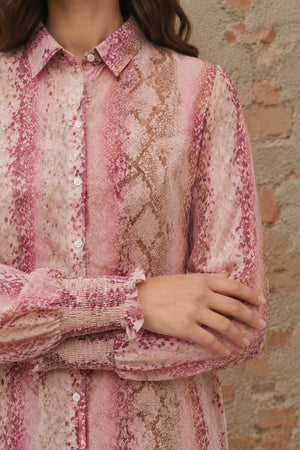 I SAY Vibse Shirt Shirts N86 Rose Snake