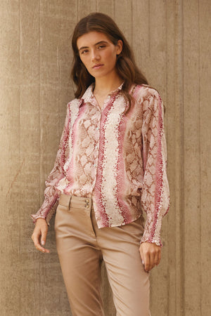 I SAY Vibse Shirt Shirts N86 Rose Snake