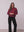 I SAY Tanna Printed Blouse Blouses M97 Black On Red
