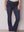 I SAY Como Long Flare Jeans Pants 662 Dark denim