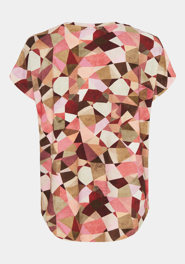 I SAY Nugga Printed T-Shirt T-Shirts L17 Pink Square